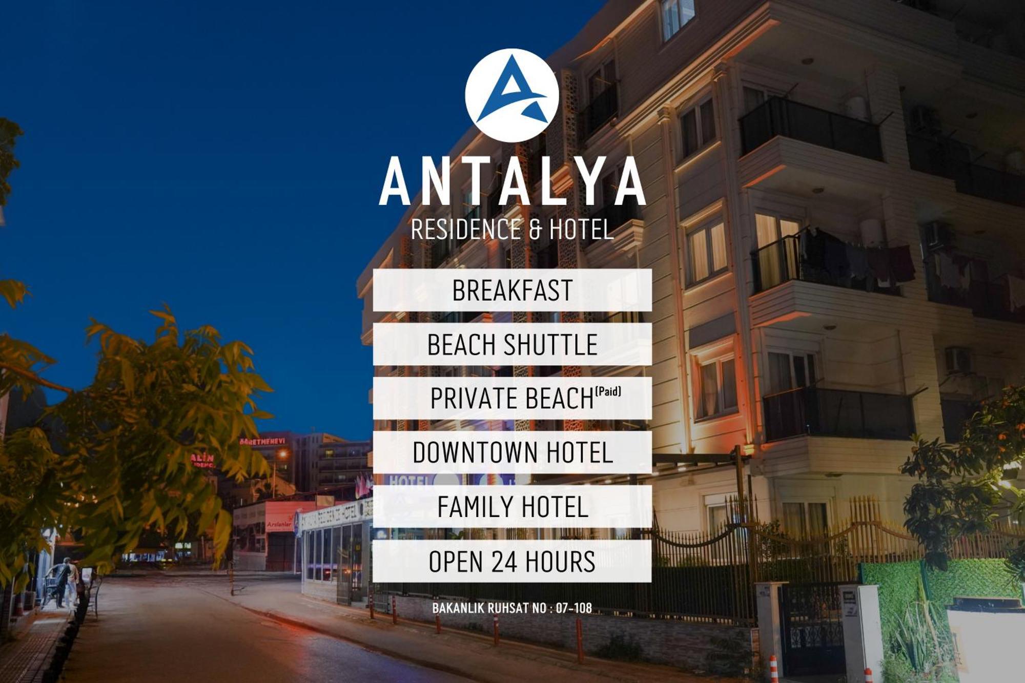 Antalya Residence Hotel Daire *